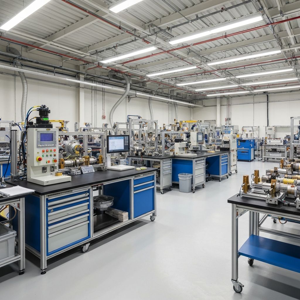 Aerospace manufacturing facility