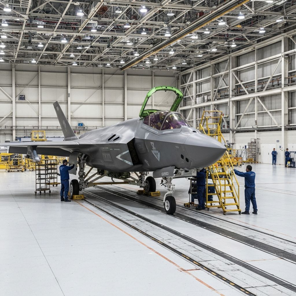 F-35 production line
